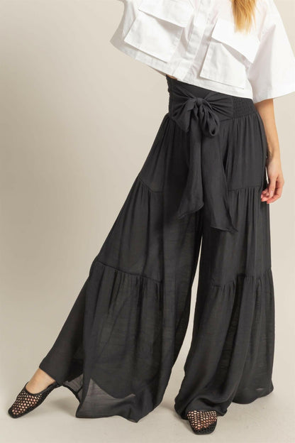 Boho Breeze Tiered Palazzo Pants S-3X