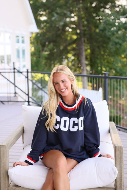 COCO Stateside Mockneck - Navy