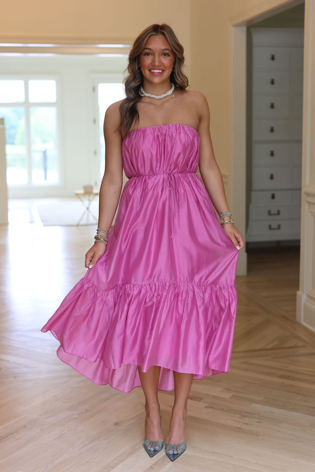 Maggie Dress - Magenta