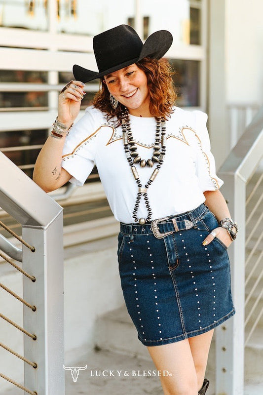 Ivory Camel Contrast Puff Sleeve Blouse