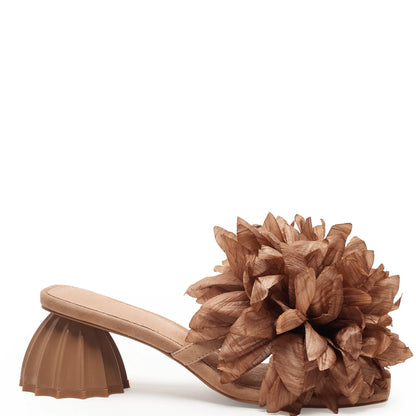 Dahlia Heel - Mocha