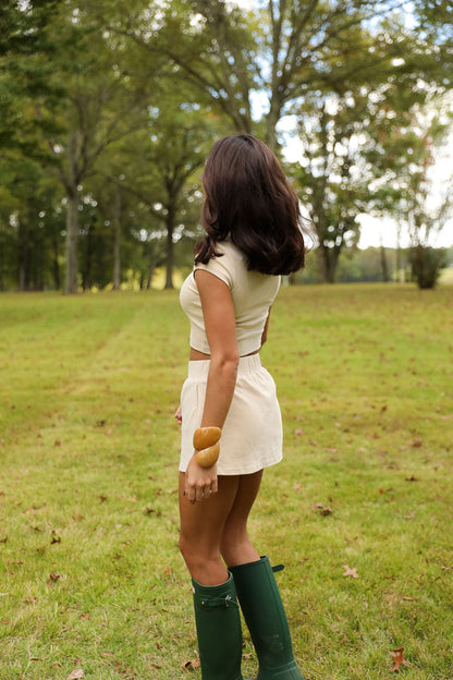 Lilly Mini Skirt - Vanilla Bean
