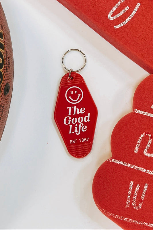 The Good Life Keychain (Red)