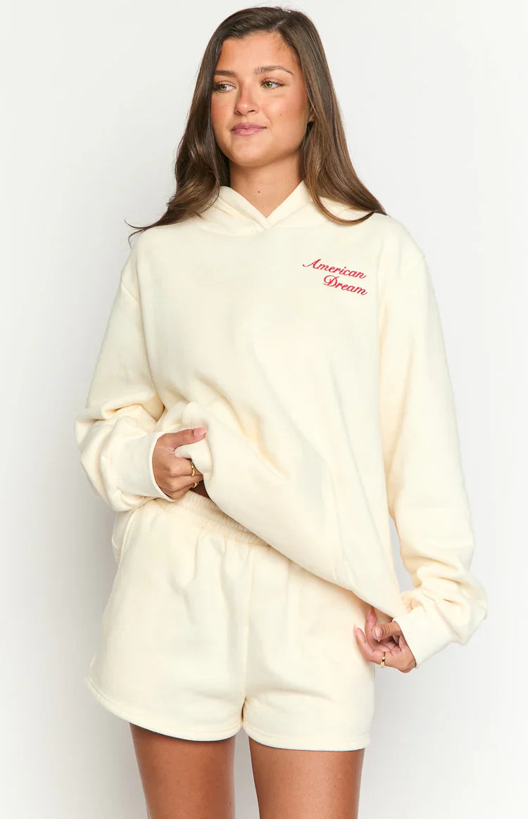 Beginning Cream American Dream Hoodie