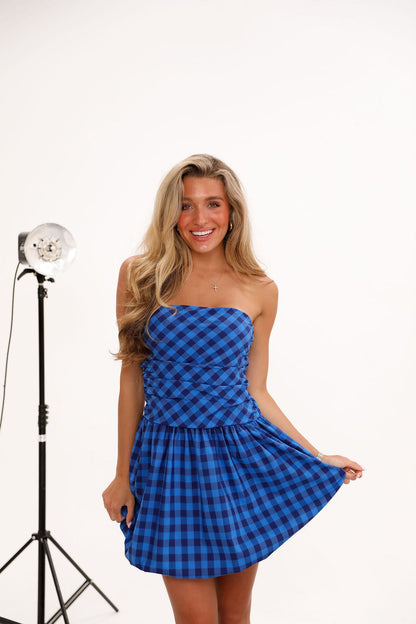 Cole Mini - Blue Gingham