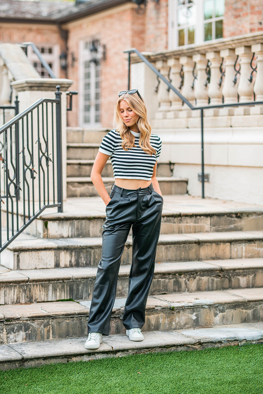 Black Jack Leather Pant  - Black