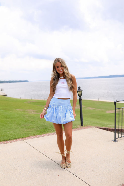 Bluebell Mini Skirt - Blue