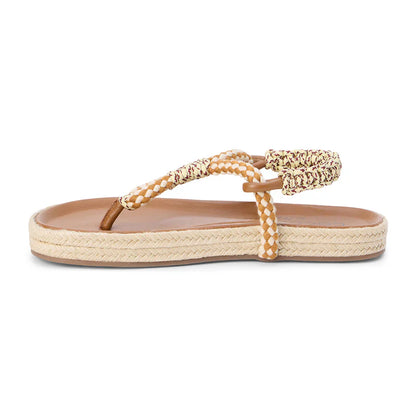 Celia Thong Sandal - Tan Multi