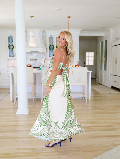 Crew Dress - Green