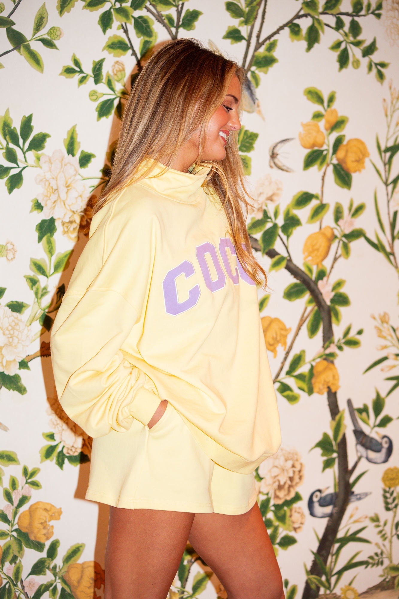 COCO Mockneck Sweatshirt - Buttercup