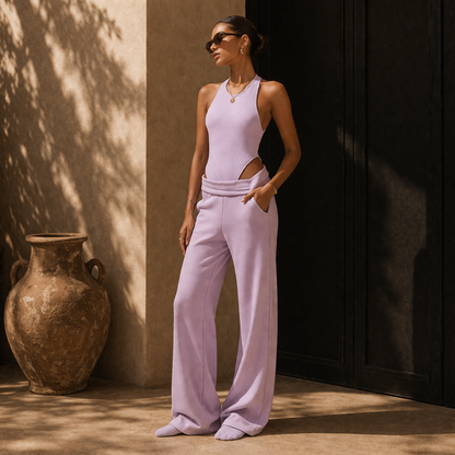 Brown Wide Leg Pants