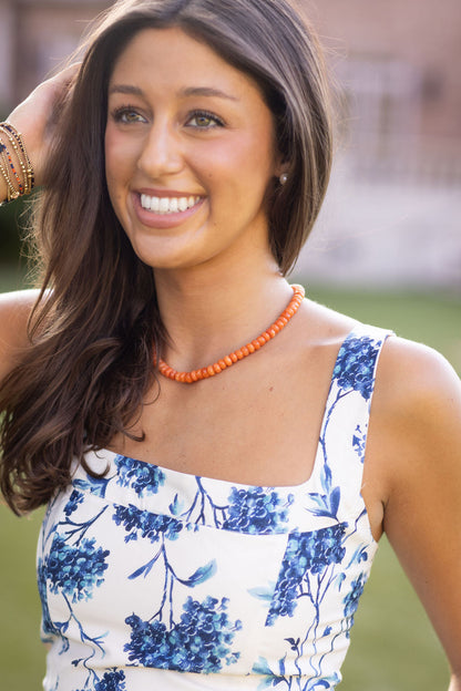 Maisie  Necklace - Orange