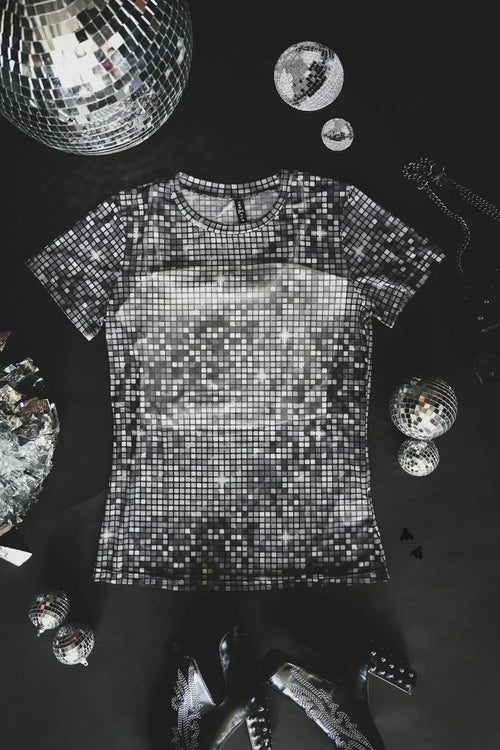 Dolly Disco Mesh Top