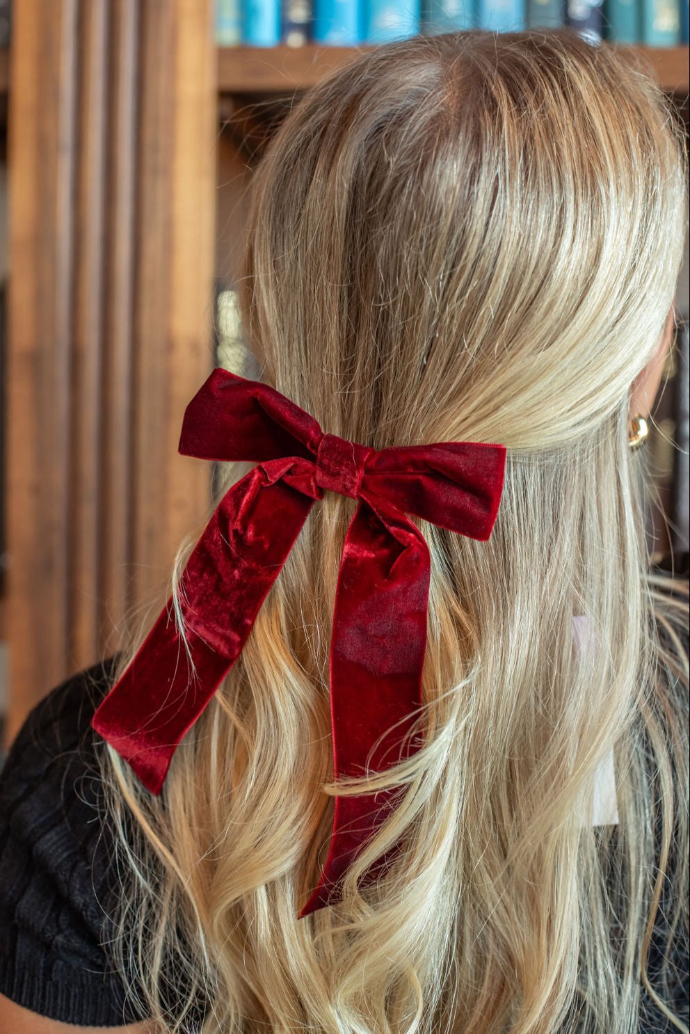 Very Velvet Bow Hair Clip