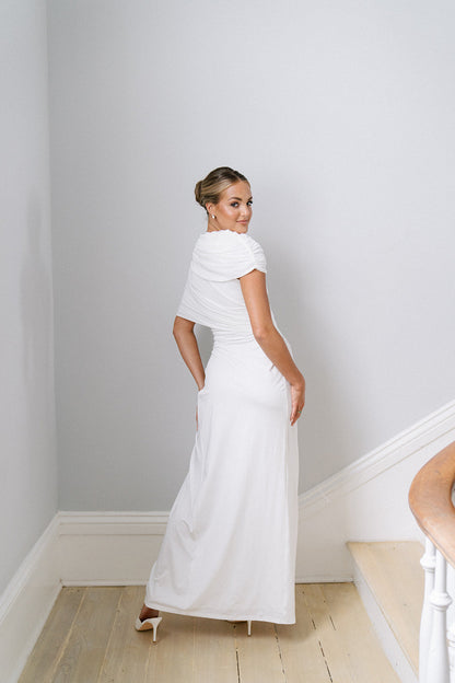 Hepburn Gown - White