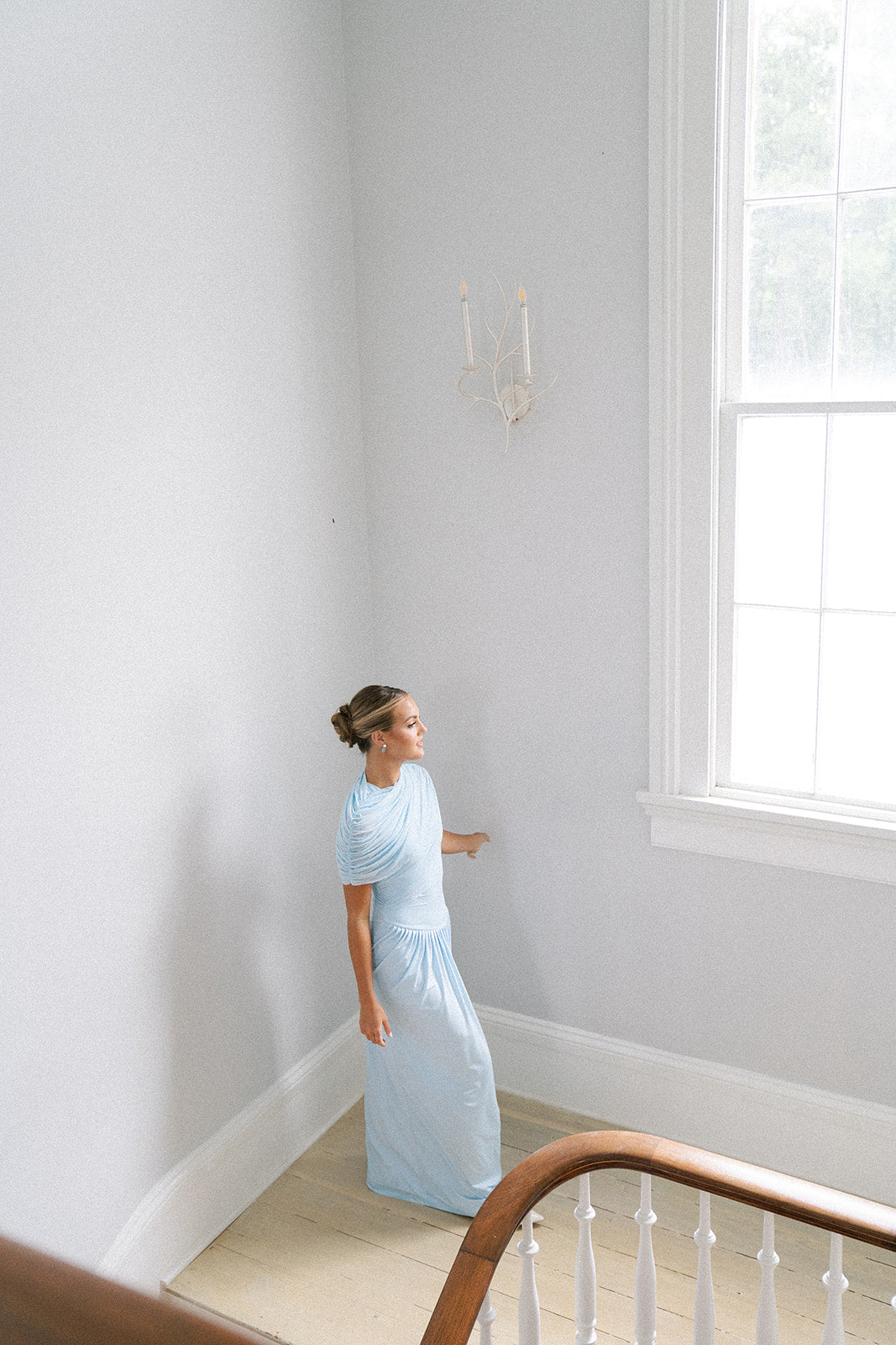 Hepburn Gown - Sky Blue