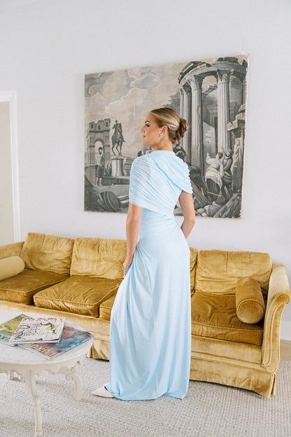 Hepburn Gown - Sky Blue