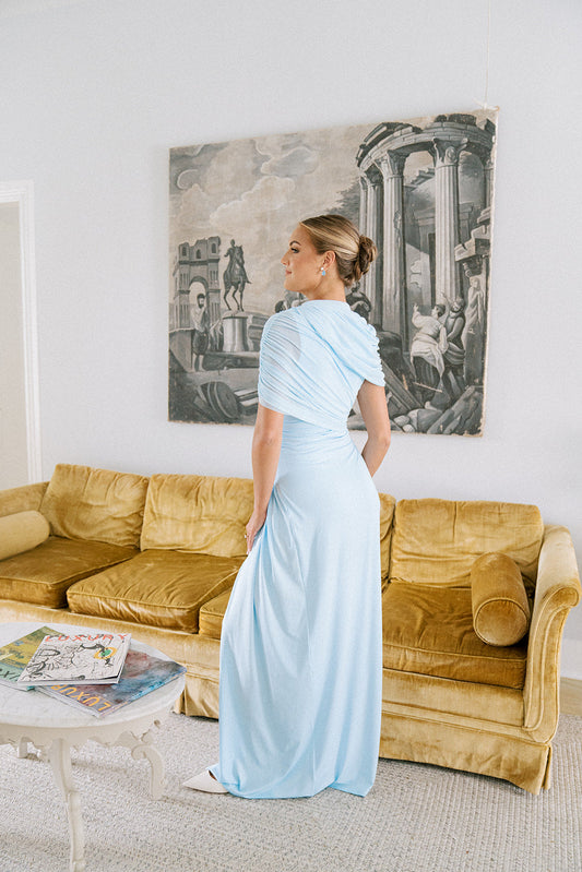 Hepburn Gown - Sky Blue