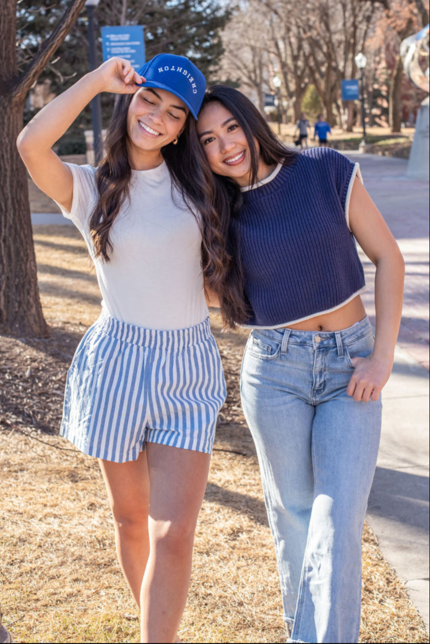 Sunny Days Striped Shorts