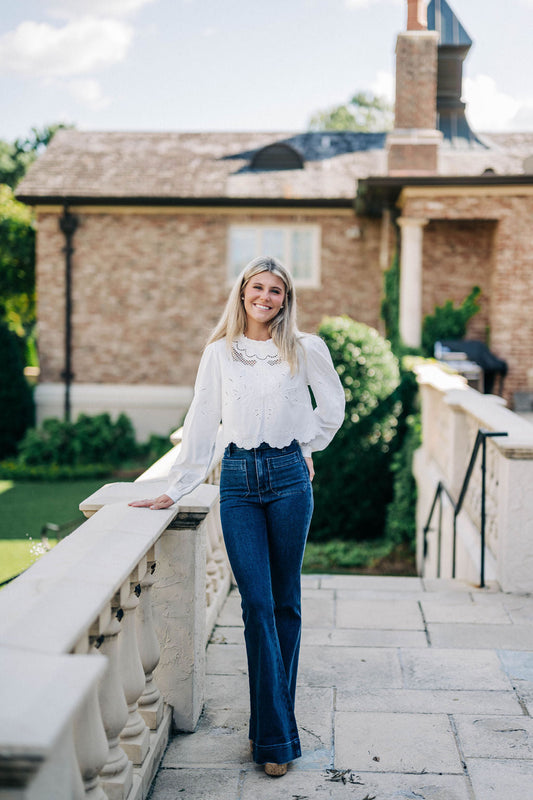 Farrah Trouser Flare - Downpour