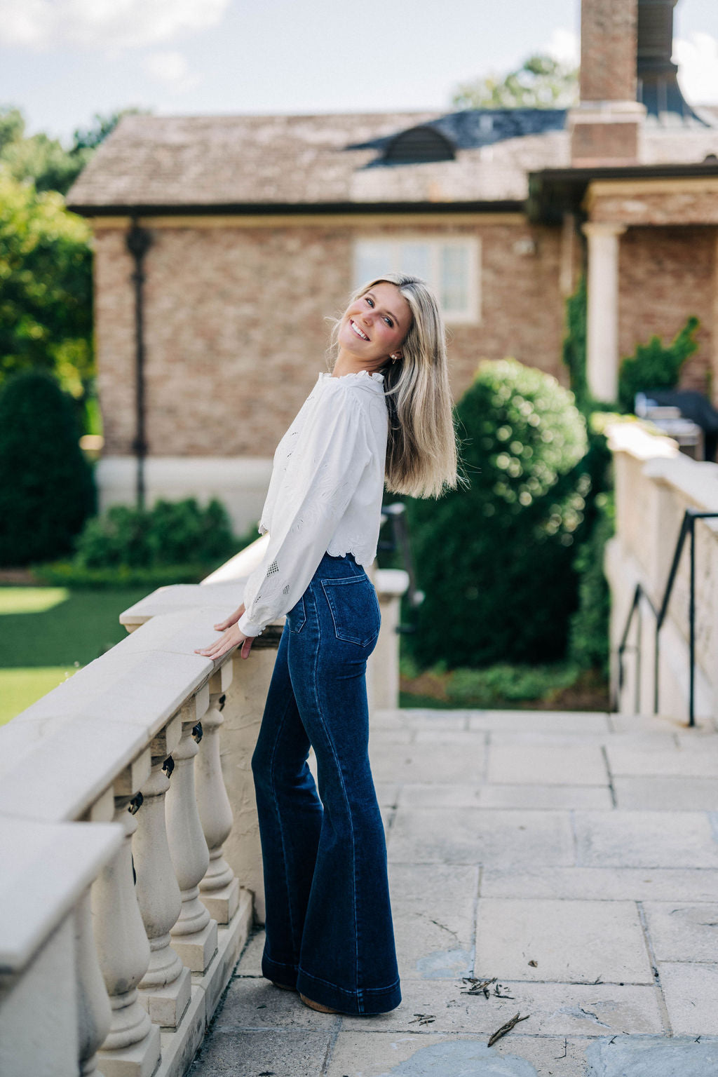 Farrah Trouser Flare - Downpour