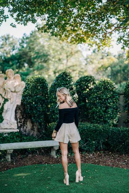 Lydia Shorts/Skirt - Light Mocha