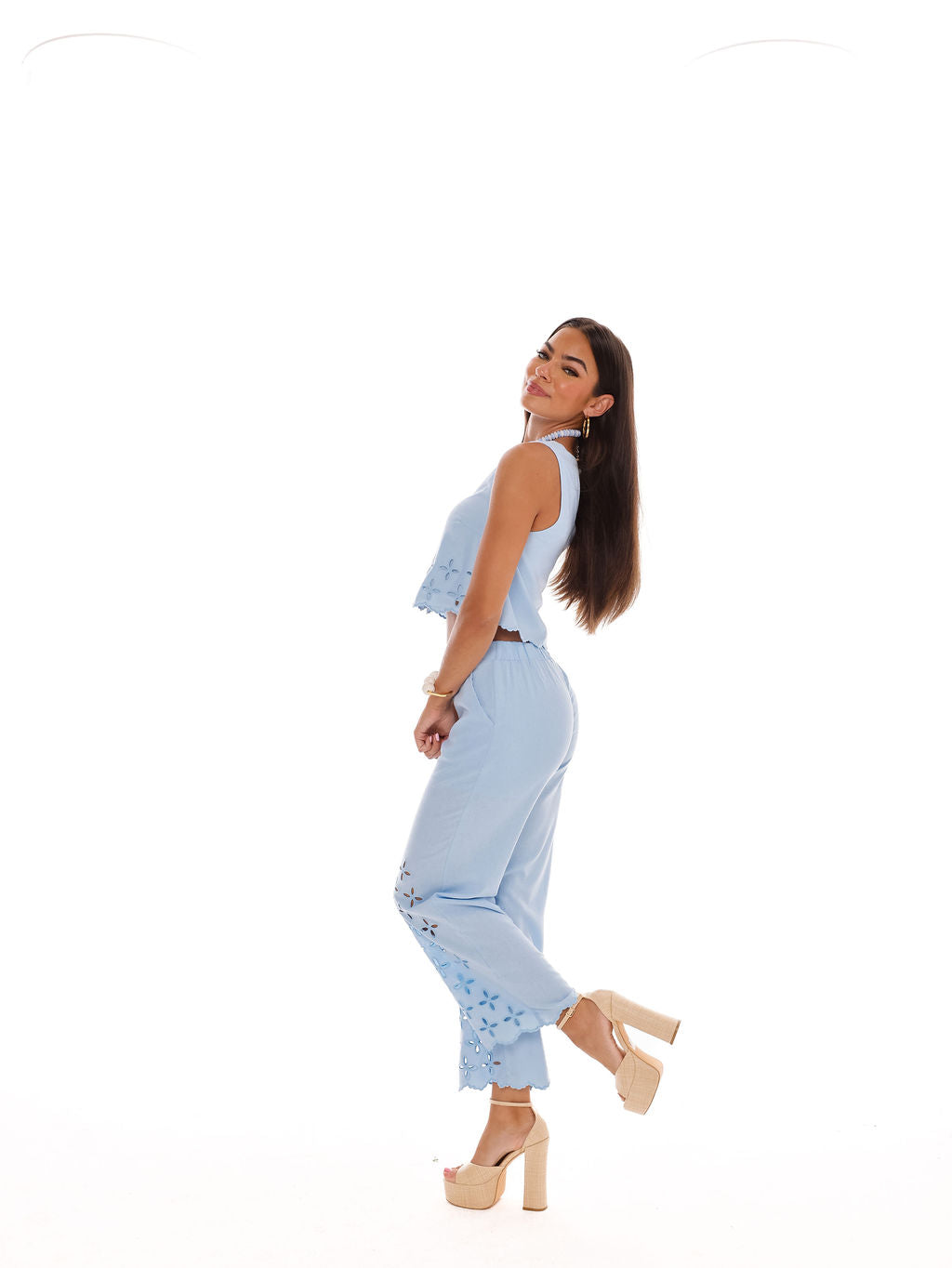 Laura Pant - Light Blue