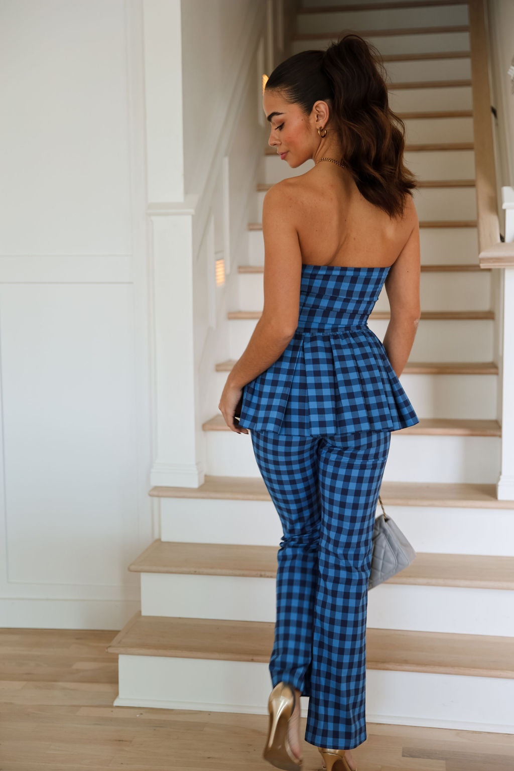 Lu Lu Pants - Blue Check