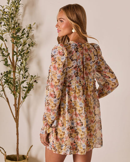 Forever Muse Pleated Mini Dress