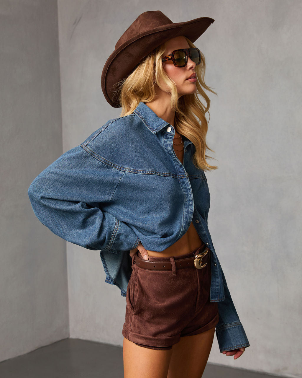 Berkshire Chambray Top
