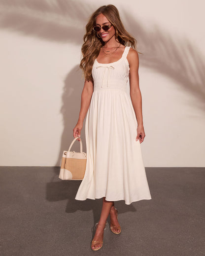 Carolina Joy Fit and Flare Maxi Dress
