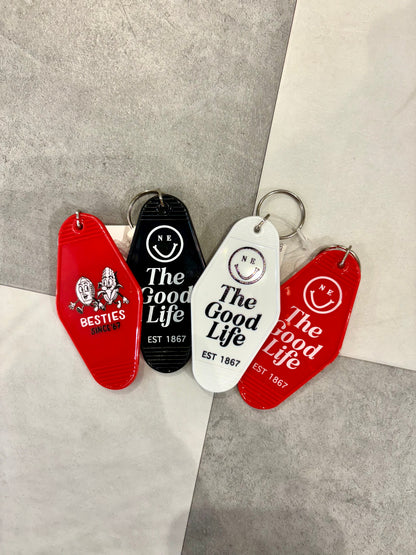 The Good Life Keychain (Red)