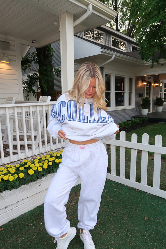 Cocolillys Gingham Sweatshirt