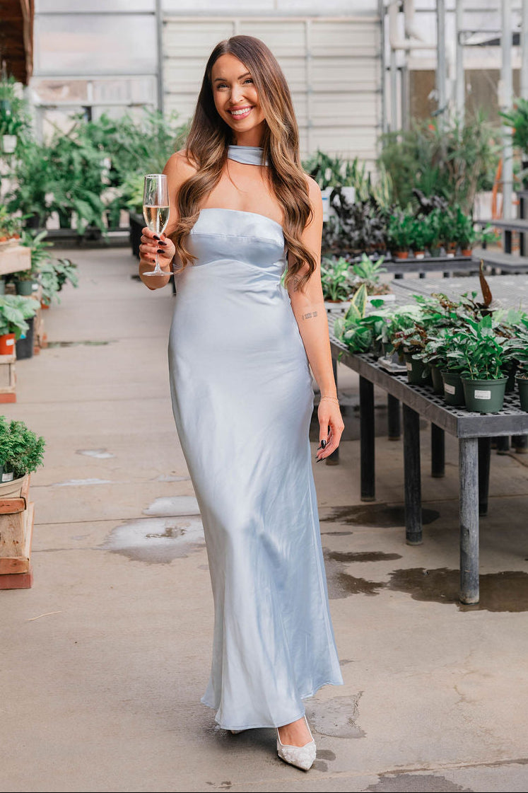Seraphina Satin Maxi Dress
