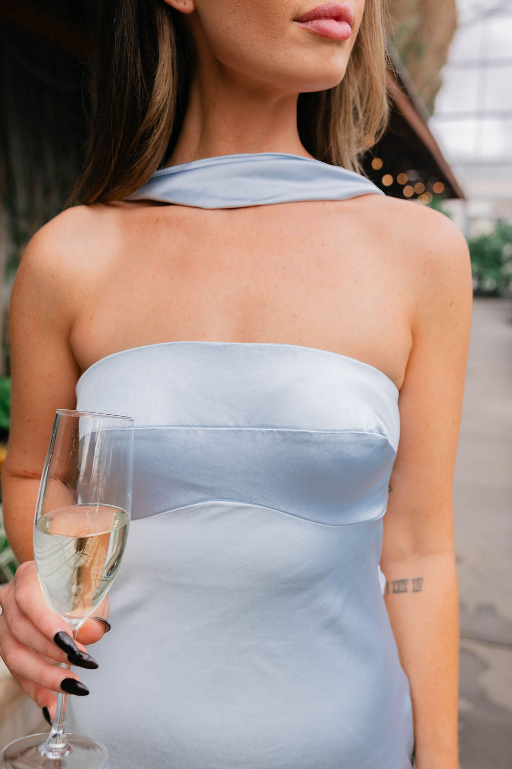 Seraphina Satin Maxi Dress