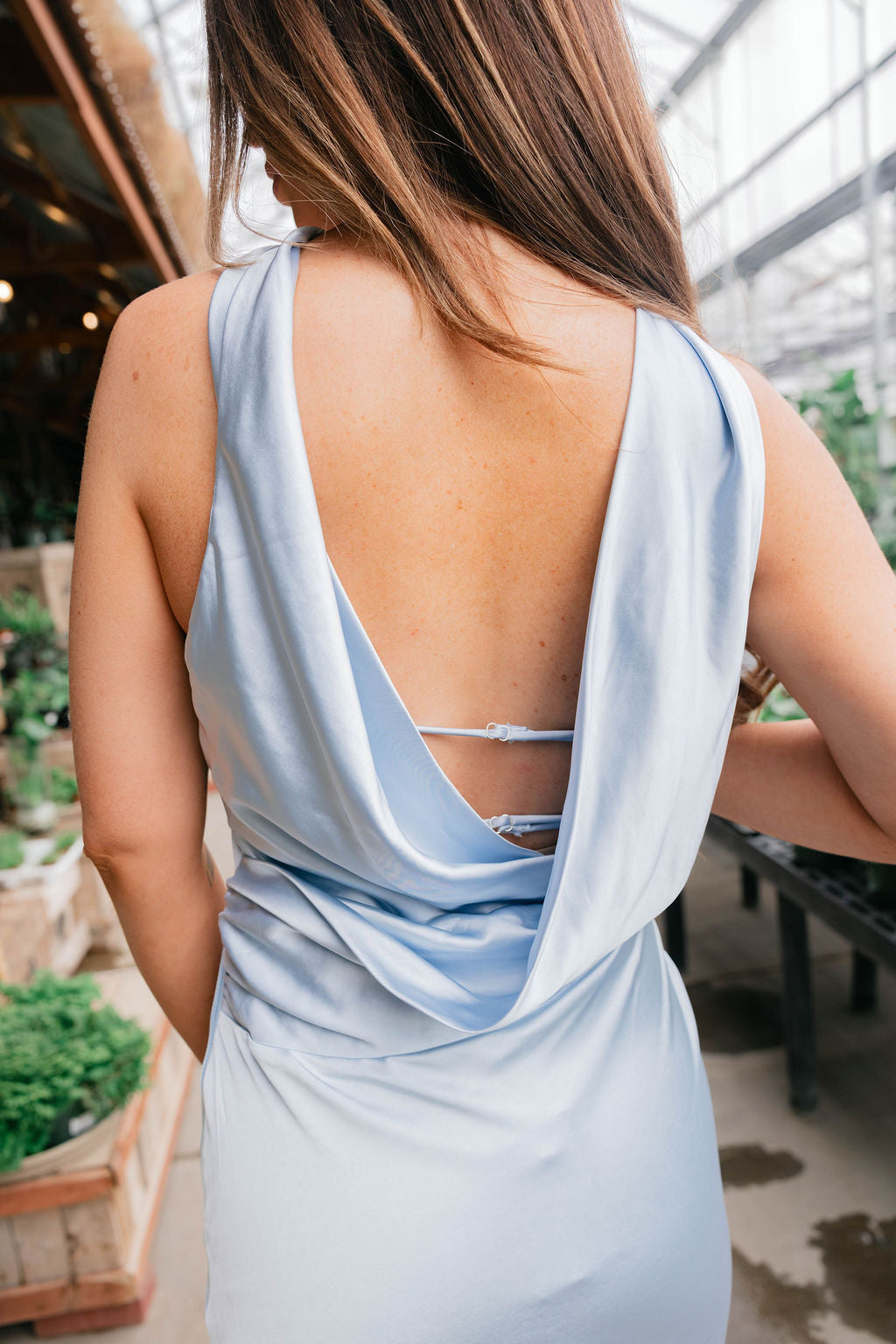 Seraphina Satin Maxi Dress