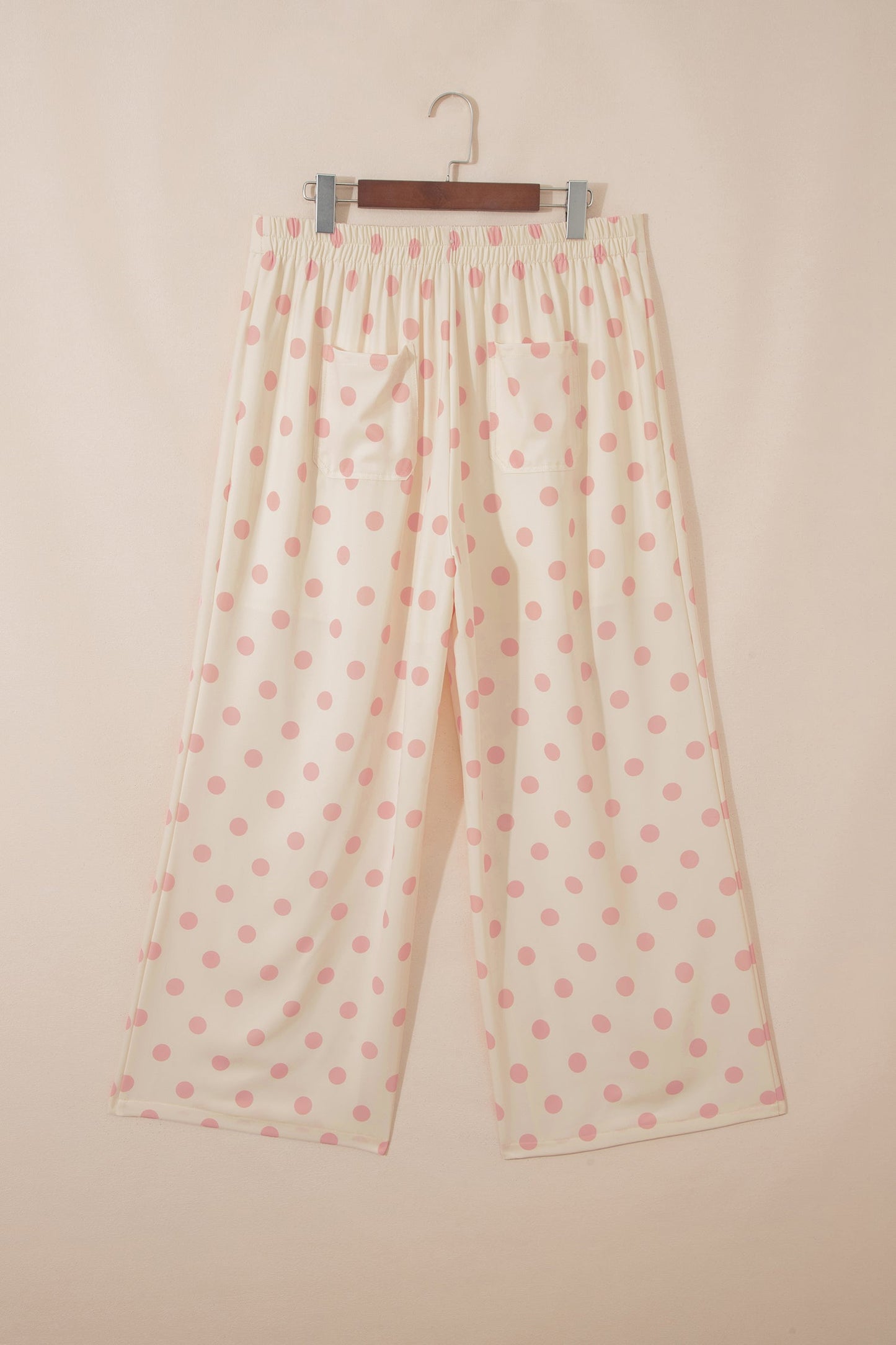 Parisian Charm Polka Dot Straight Leg Pants
