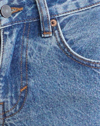 Low Rise Roomy Jeans in Blue Stone