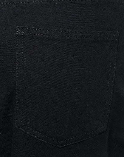 Low Rise Roomy Jeans in Rinse Black