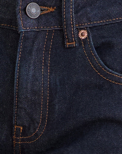 Low Rise Slouchy Flare Jeans in Indigo