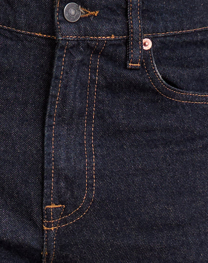Low Slung Slim Parallel Jeans in Indigo