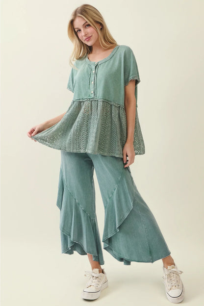 Latte Flow Ruffle Lounge Pants