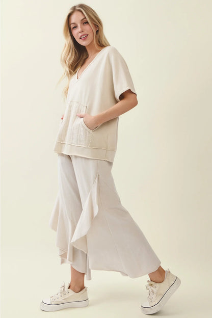 Latte Flow Ruffle Lounge Pants