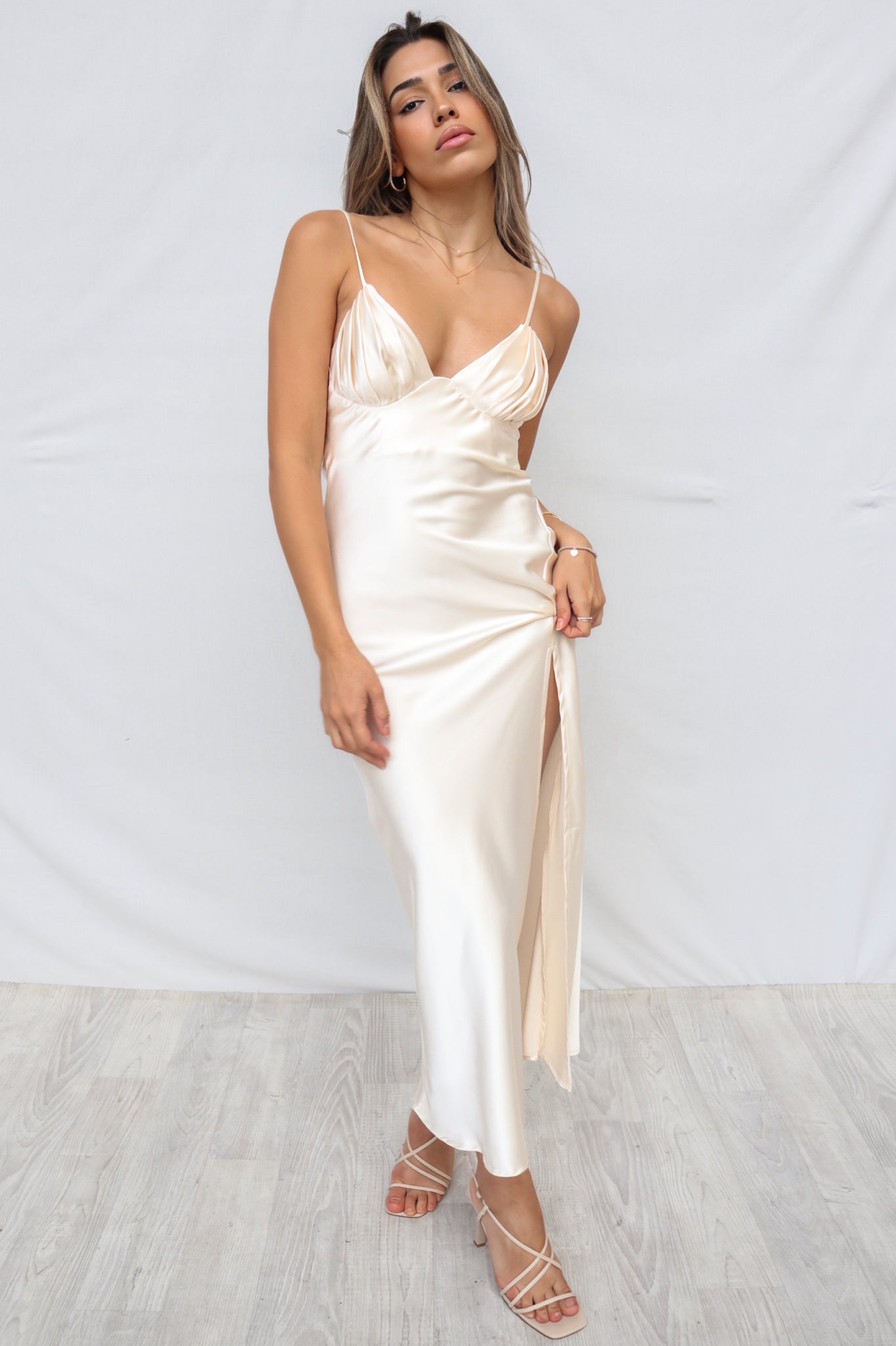 McKenna Maxi Dress - Champagne