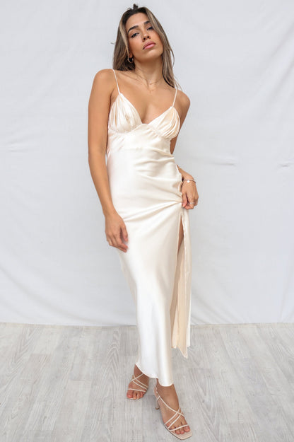 McKenna Maxi Dress - Champagne