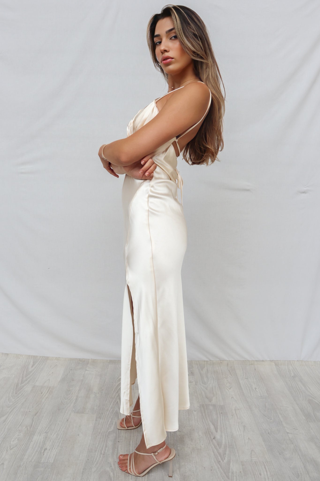 McKenna Maxi Dress - Champagne