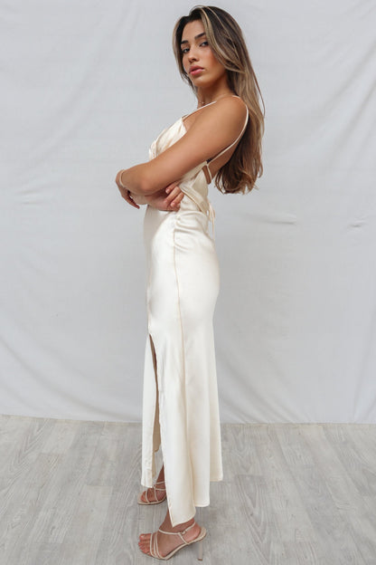McKenna Maxi Dress - Champagne