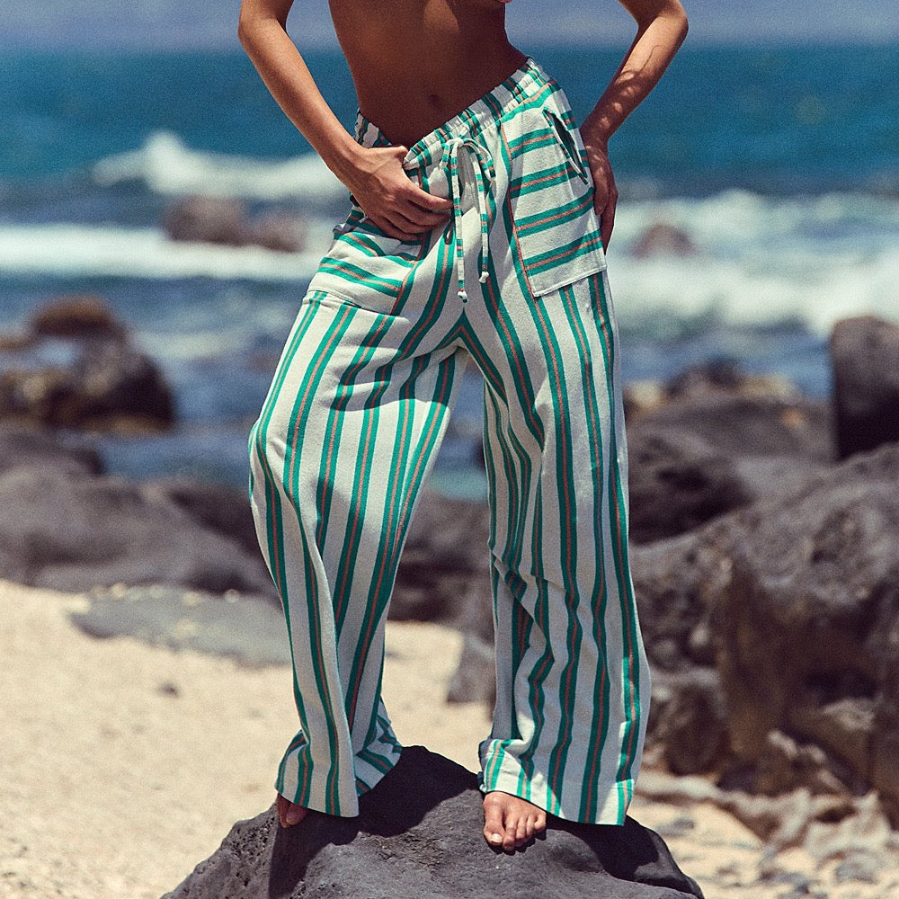 Free Spirit Stripe Wide Leg Pants