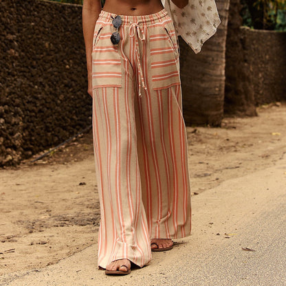 Free Spirit Stripe Wide Leg Pants
