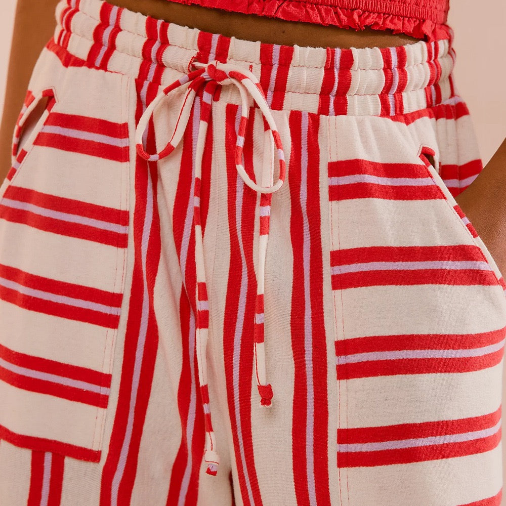 Free Spirit Stripe Wide Leg Pants